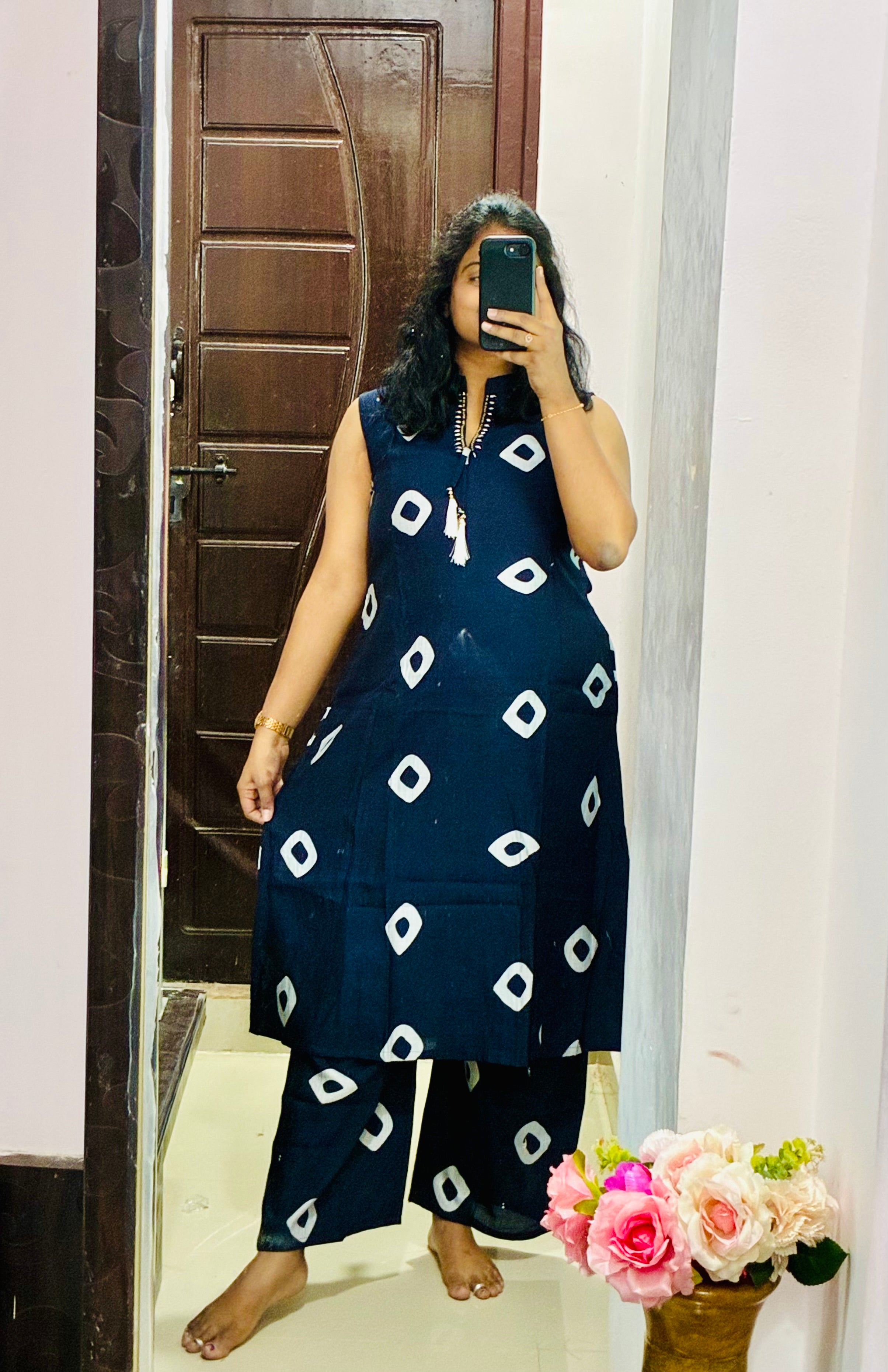 Navy Blue Cordset
