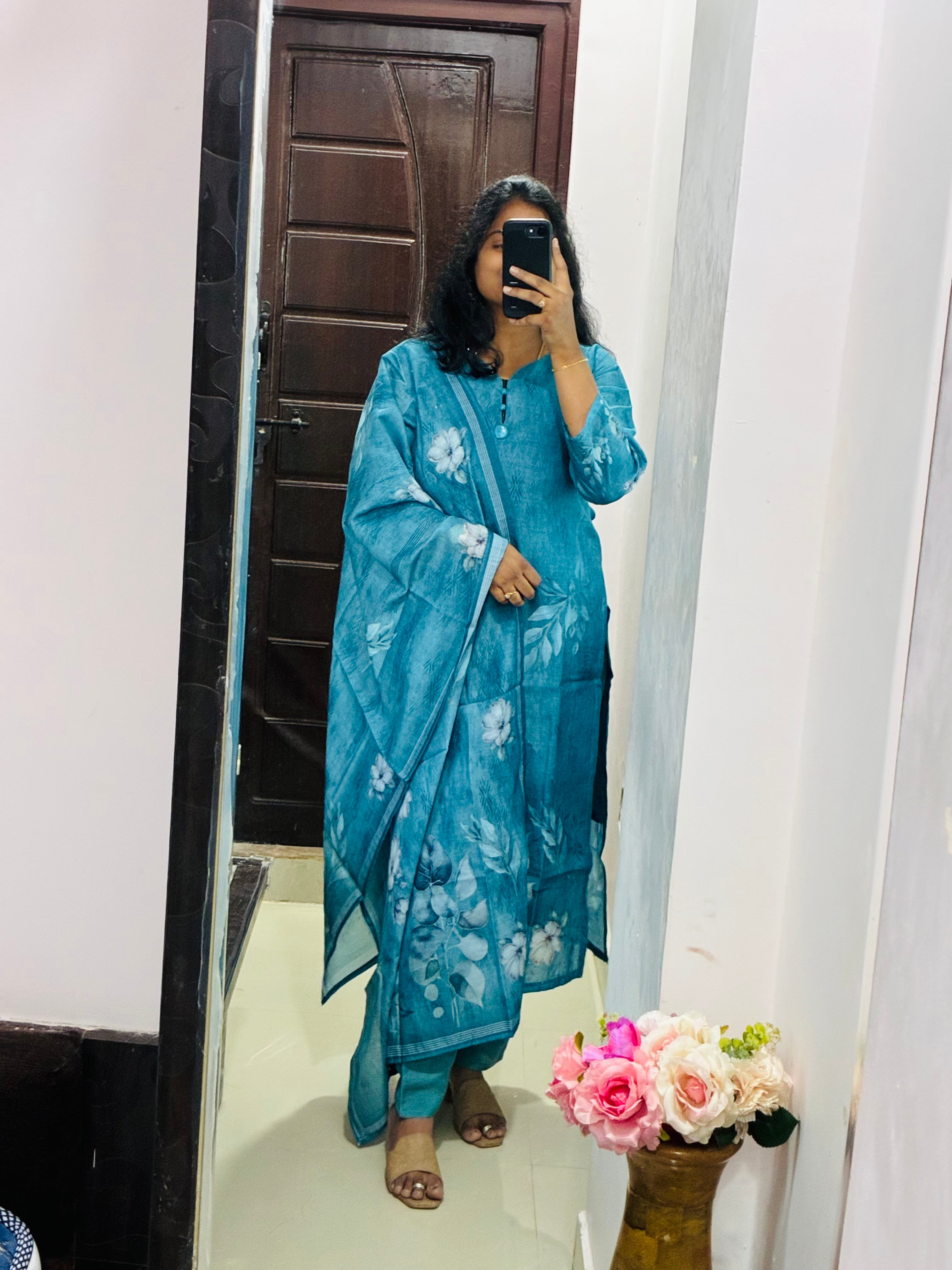 Sky Blue Kurti set