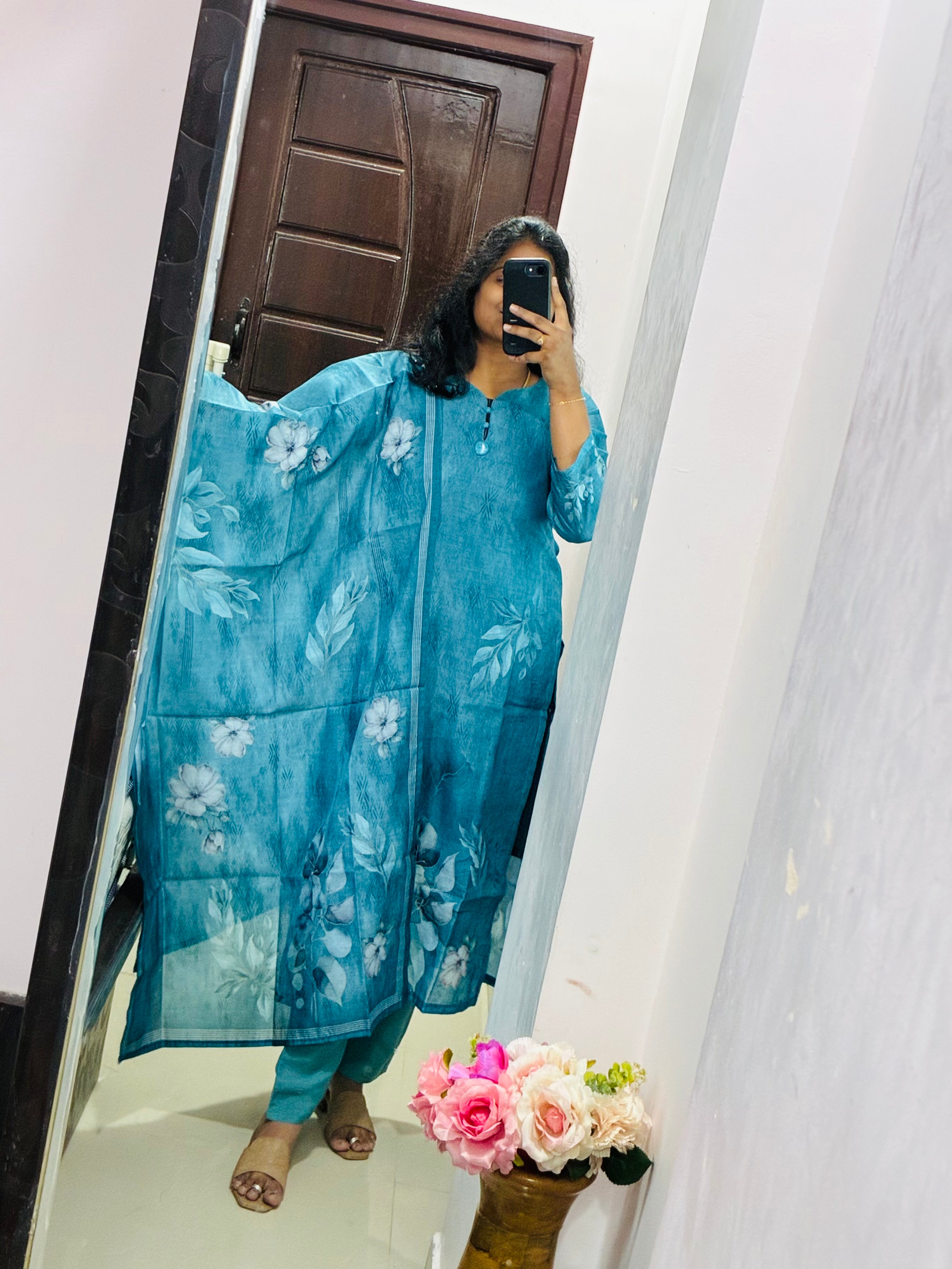 Sky Blue Kurti set