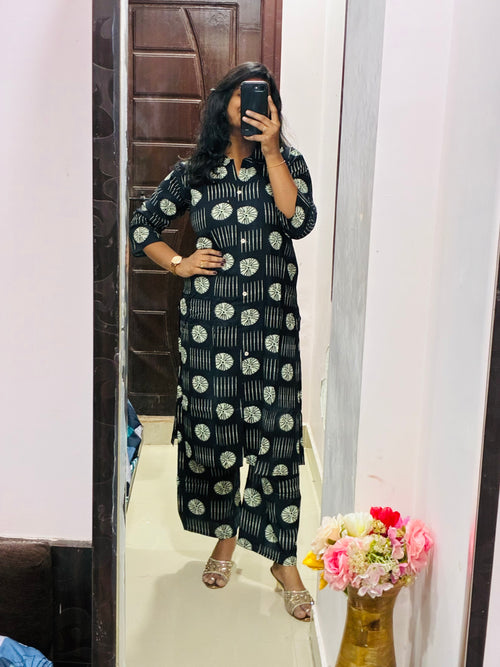 Black printed Cordset