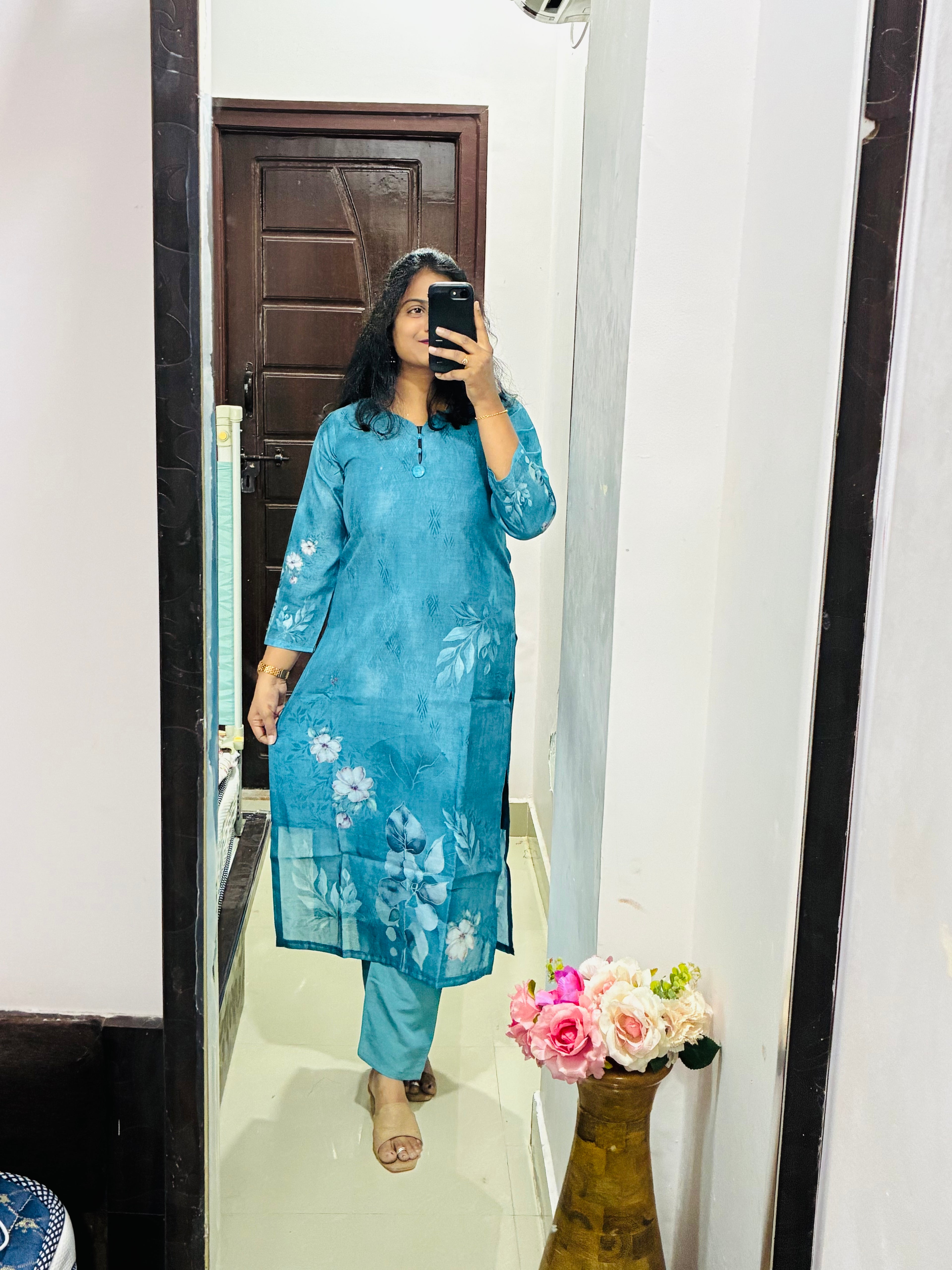 Sky Blue Kurti set