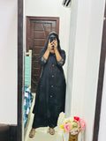 Black Embroidery Cordset