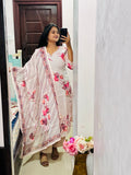 White floral dress